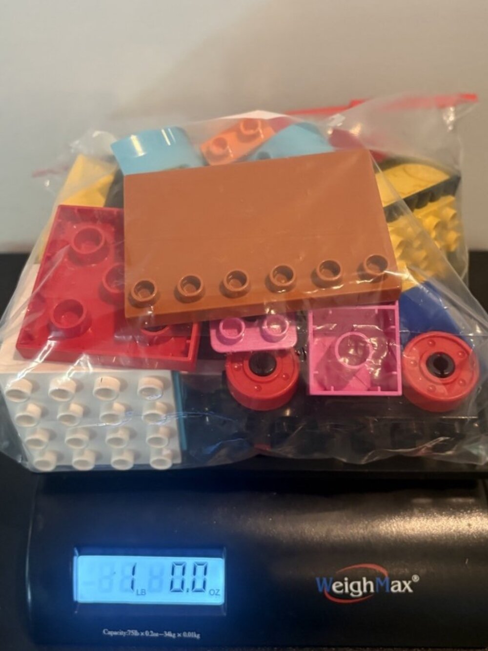 1 lb Lego Duplo Legos Mixed Lot Construction, AirPort, Train, Pets